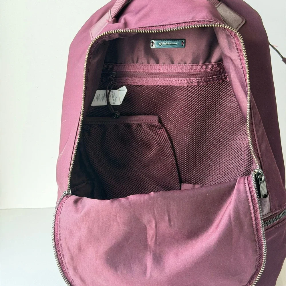 Lululemon City Adventurer Backpack 20L Burgundy Athletic Yoga Travel Bag